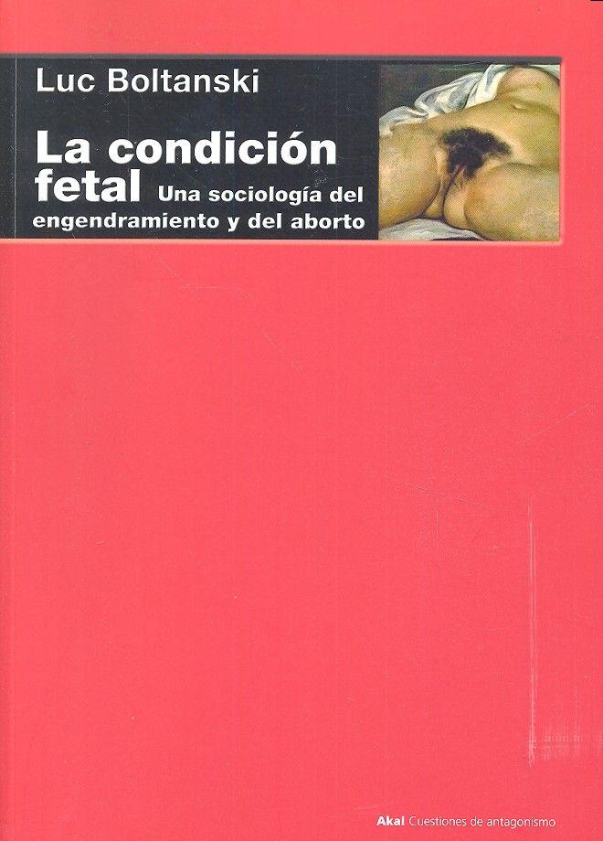 CONDICION FETAL, de Boltanski | portada del libro