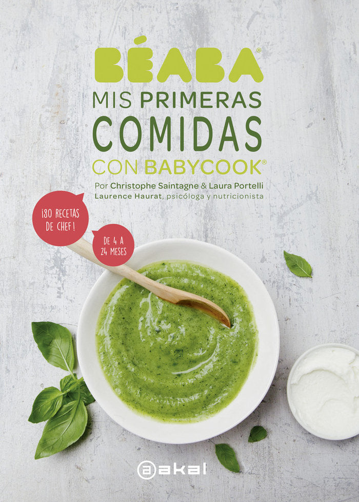 BEABA, MIS PRIMERAS COMIDAS CON BABYCOOK, de Portelli | portada del libro