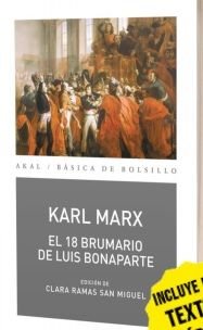 18 BRUMARIO DE LUIS BONAPARTE, de MARX | portada del libro