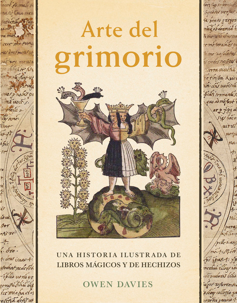 ARTE DEL GRIMORIO. UNA HISTORIA ILUSTRADA DE LIBROS MAGICOS Y DE HECHIZOS, de DAVIES | portada del libro