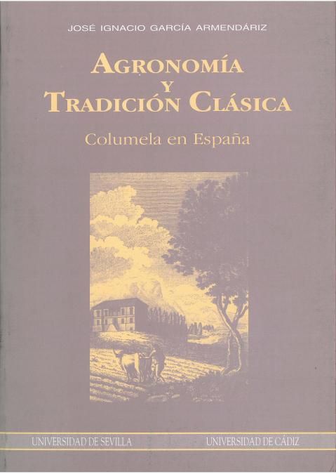 AGRONOMIA Y TRADICION CLASICA, de SIN AUTOR | portada del libro