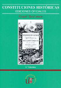 CONSTITUCIONES HISTORICAS 3ªED., de RICO | portada del libro