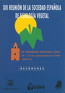 Actas XIII Reunión de la Sociedad Española de Fisiolog¡a Vegetal, de ROMERO, LUIS CARLOS | portada del libro