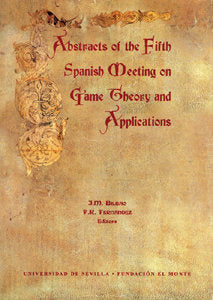 Abstracts of the fifth spanish weeting on fame theory and applications, de TIJS | portada del libro