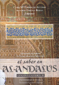 SABER EN AL ANDALUS, de THOMAS,C. | portada del libro