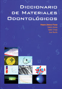 DICCIONARIO DE MATERIALES ODONTOLOGICOS, de JIMENEZ | portada del libro