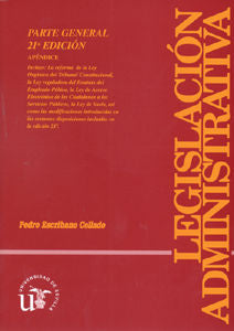 Legislación Administrativa. Parte General, de ESCRIBANO COLLADO | portada del libro