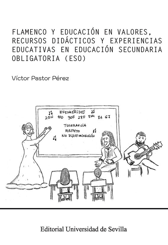 FLAMENCO Y EDUCACION EN VALORES, de PASTOR PEREZ, VICTOR | portada del libro