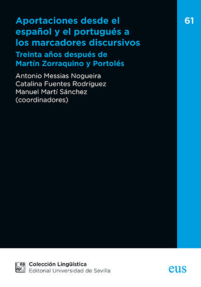 Aportaciones desde el español y el portugués a los marcadores discursivos, de Messias Nogueira, Antonio | portada del libro