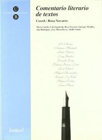 Comentario literario de textos, de Navarro Durán | portada del libro