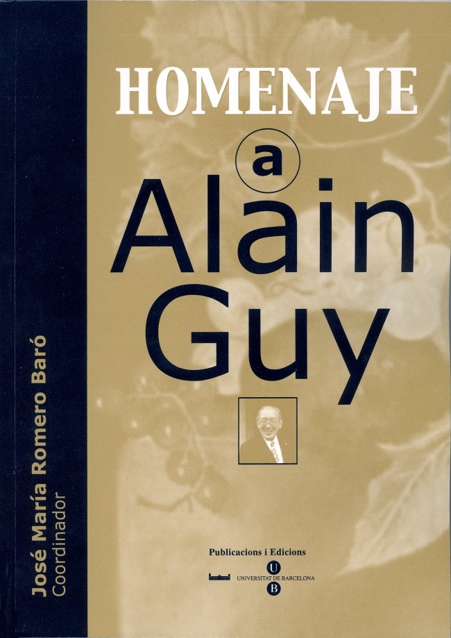 Homenaje a Alain Guy, de Romero Baró | portada del libro