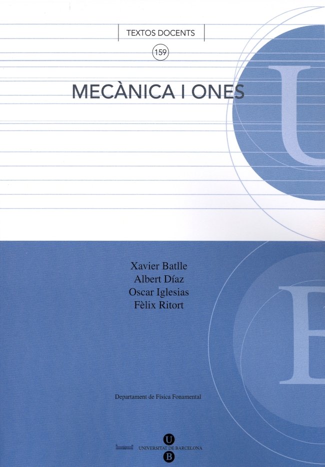 Mecànica i ones, de Iglesias Clotas | portada del libro