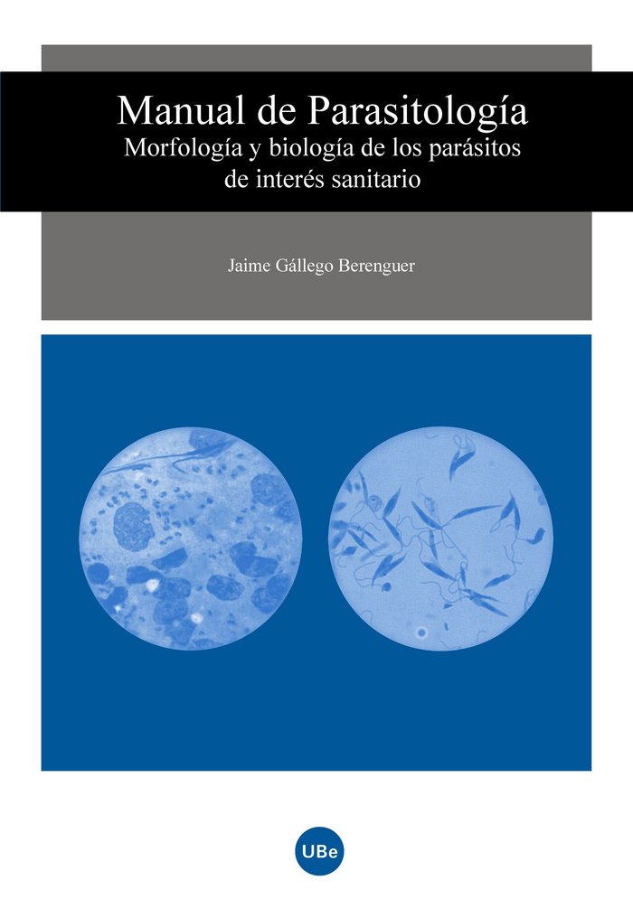 Manual de Parasitología. Morfología y biología de los parásitos de interés sanitario, de Gállego Berenguer | portada del libr