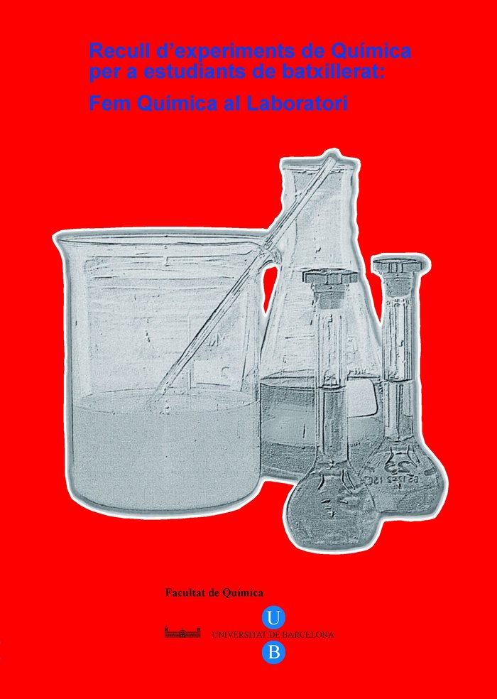 RECULL D'EXPERIMENTS DE QUIMICA PER A ESTUDIANTS DE BATXILLE, de VARIOS AUTORES | portada del libro