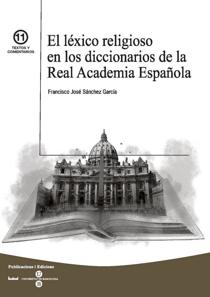 El léxico religioso en los diccionarios de la Real Academia Española, de Sánchez García | portada del libro