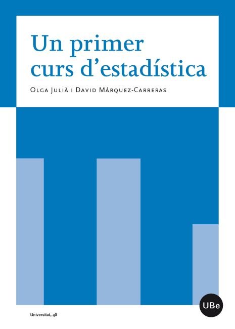 Un primer curs d'estadística, de Márquez Carreras | portada del libro