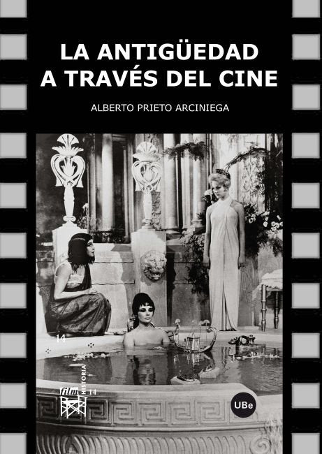 La antigüedad a través del cine, de Prieto Arciniega | portada del libro