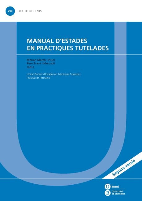 Manual d'estades en pràctiques tutelades, de March i Pujol | portada del libro
