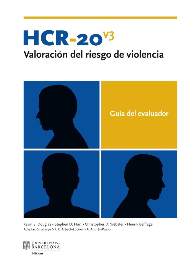HCR-20v3: Valoración del riesgo de violencia, de Varios autores | portada del libro