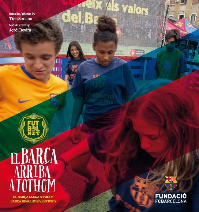 FutbolNet. El Barça arriba a tothom / El Barça llega a todos / Barça reaches everybody, de Varios autores | portada del libro