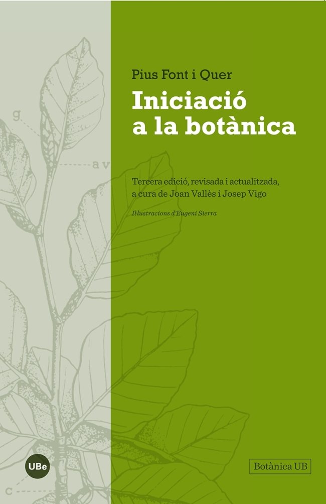 Iniciació a la botànica, de Font i Quer, Pius | portada del libro