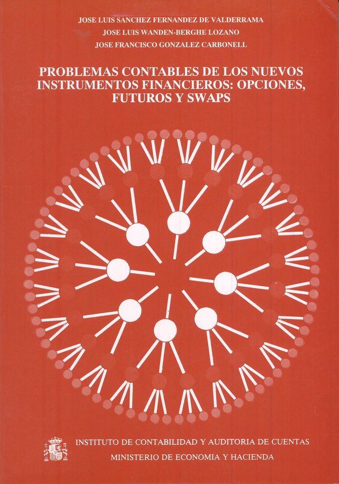 Problemas contables de los nuevos instrumentos financieros: opciones, futuros y swaps, de Varios autores | portada del libro