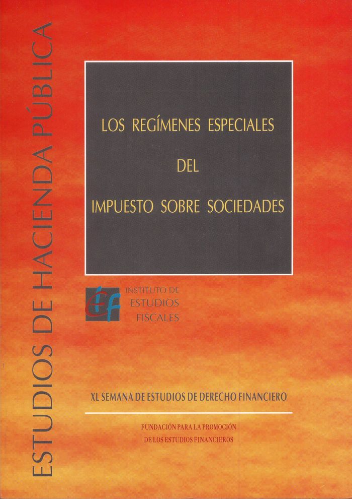 Los regímenes especiales del impuesto sobre sociedades, de Varios autores | portada del libro
