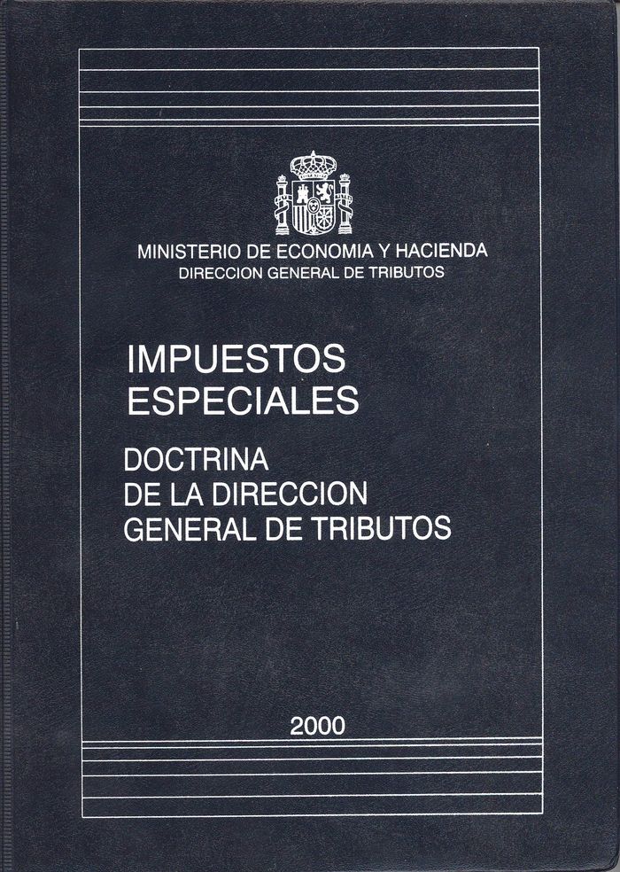 Impuestos especiales | portada del libro
