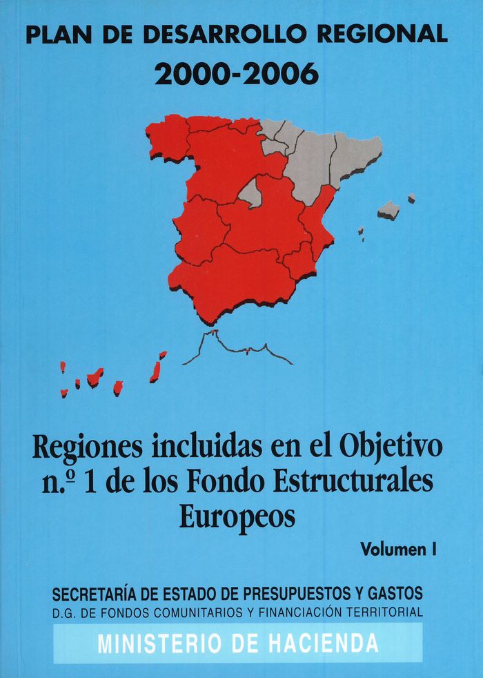 Plan de desarrollo regional 2000-2006 | portada del libro