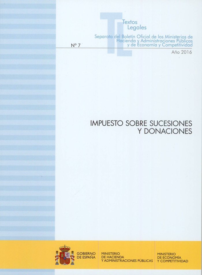 Impuesto sobre sucesiones y donaciones | portada del libro