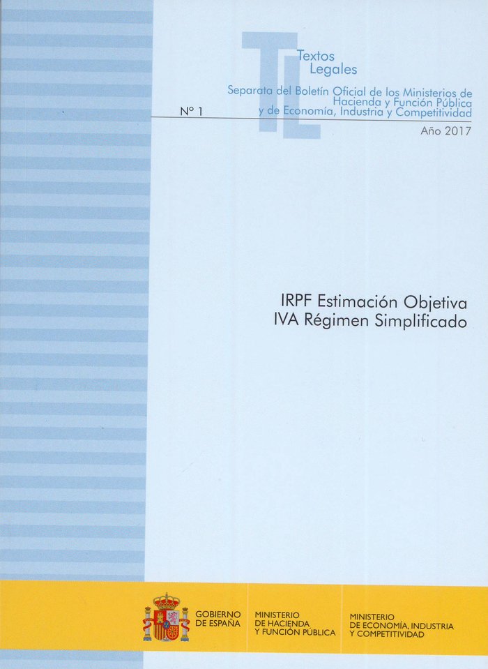 IRPF Estimación Objetiva IVA Régimen Simplificado | portada del libro