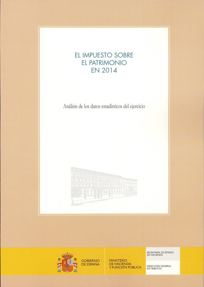El impuesto sobre el patrimonio en 2014 | portada del libro