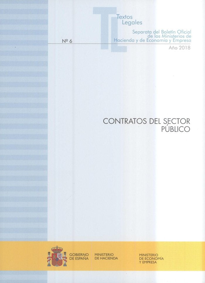 Contratos del Sector Público, de CENTRO DE PUBLICACIONES | portada del libro