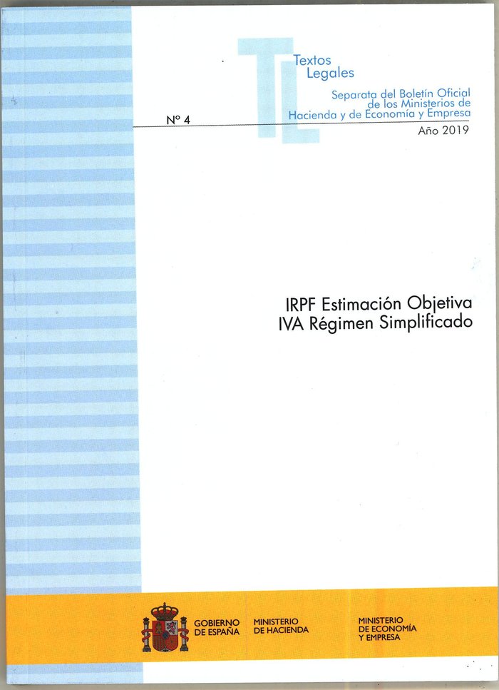 IRPF Estimación Objetiva IVA Régimen Simplificado | portada del libro