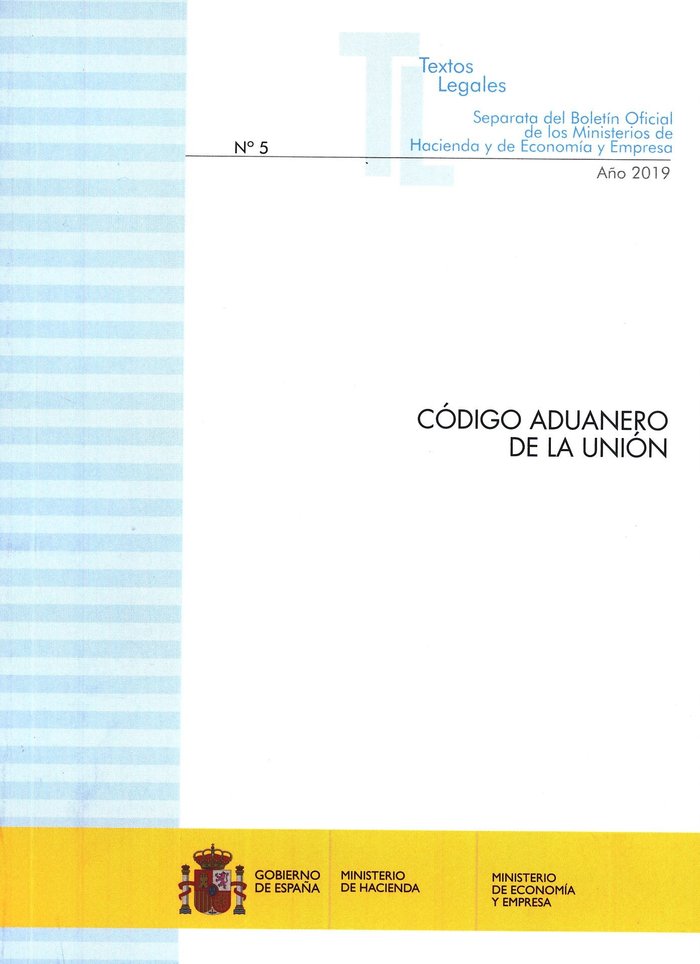 Código aduanero de la Unión, de VVAA | portada del libro