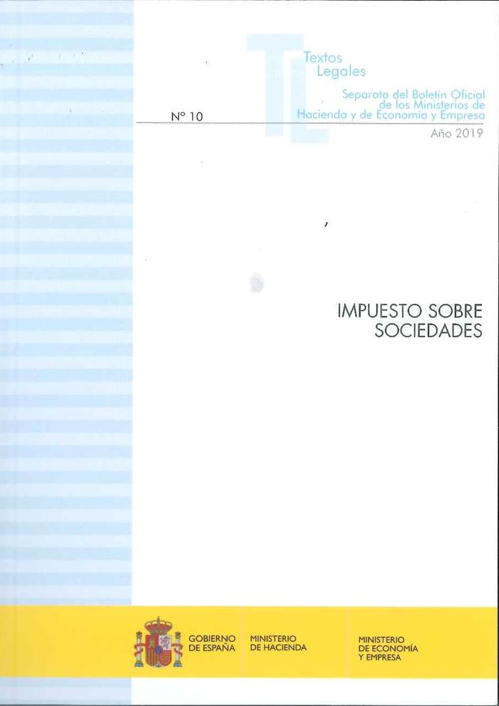 Impuesto sobre sociedades, de CENTRO DE PUBLICACIONES | portada del libro