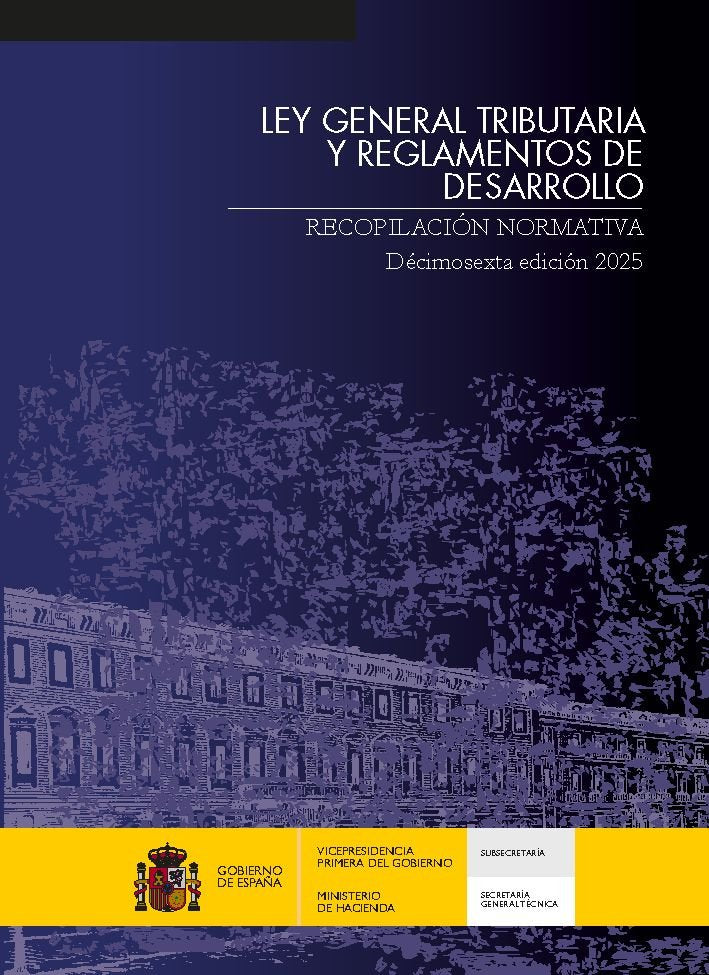 LEY GENERAL TRIBUTARIA Y REGLAMENTOS DE DESARROLLO. RECOPILACION NORMATIVA.DECIM | portada del libro