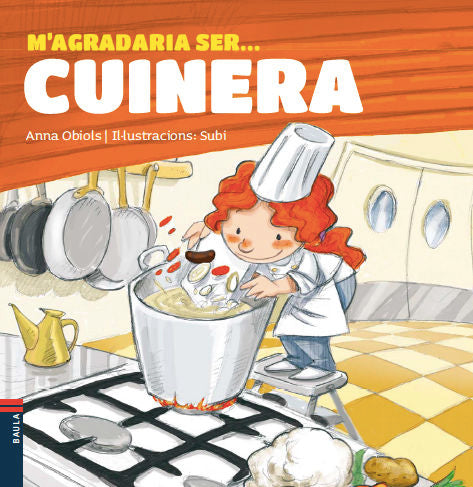 M'agradaria ser ... cuinera, de Obiols Llopart, Anna | portada del libro