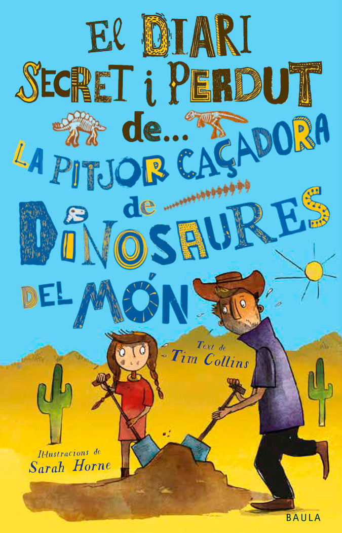 LA PITJOR CAÇADORA DE DINOSAURES DEL MON | portada del libro