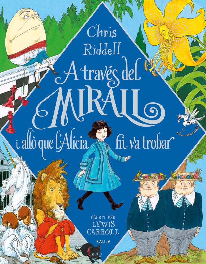 A TRAVES DEL MIRALL I ALLO QUE LALICIA HI VA TROBAR | portada del libro
