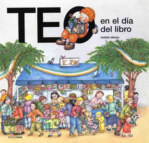 Teo en el día del libro, de Denou | portada del libro