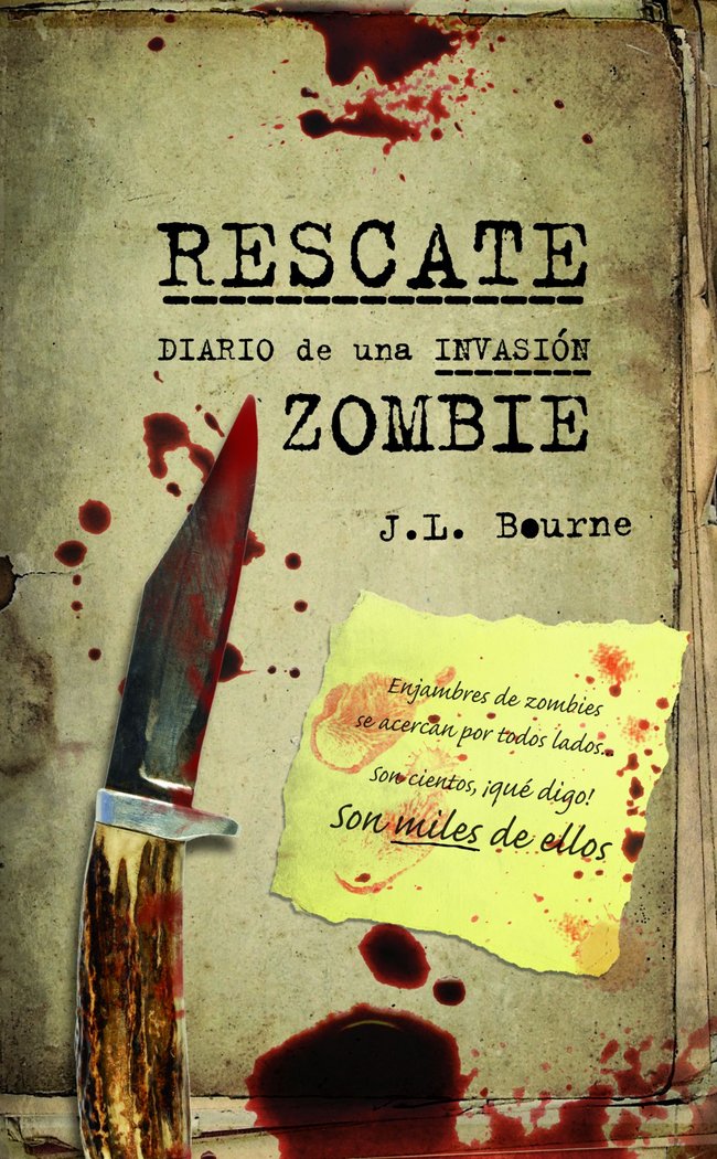 Rescate. Diario de una invasión zombie, de Bourne | portada del libro