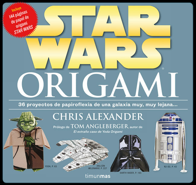 Star Wars Origami, de Alexander | portada del libro