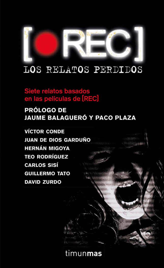 REC. Los relatos perdidos, de VICTOR CONDE | portada del libro
