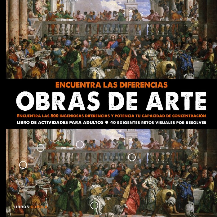 Encuentra las diferencias. Obras de arte, de AA. VV. | portada del libro