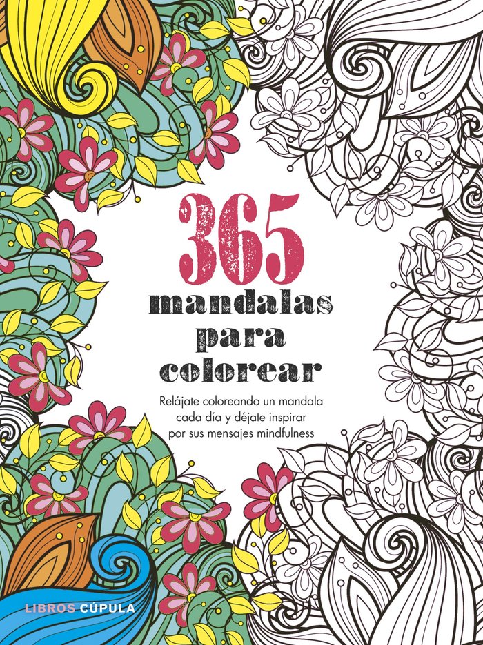 365 mandalas para colorear, de AA. VV. | portada del libro