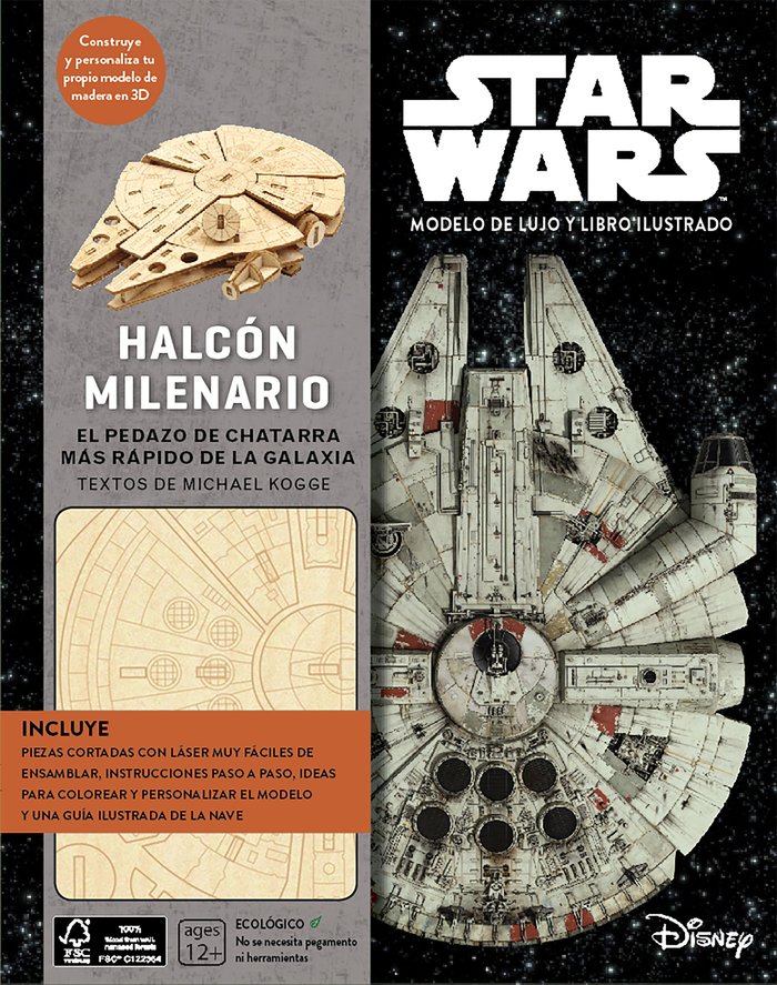 Kit Halcón Milenario. El pedazo de chatarra más rápido de la Galaxia, de Kogge, Michael | portada del libro