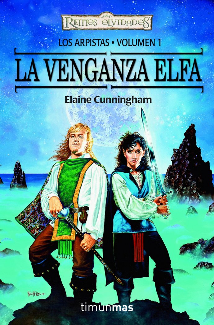 Los Arpistas nº 01/05 La venganza elfa, de Cunningham, Elaine | portada del libro