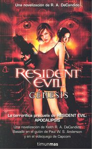 Resident Evil: Génesis, de KEITH R. A. DECANDIDO | portada del libro
