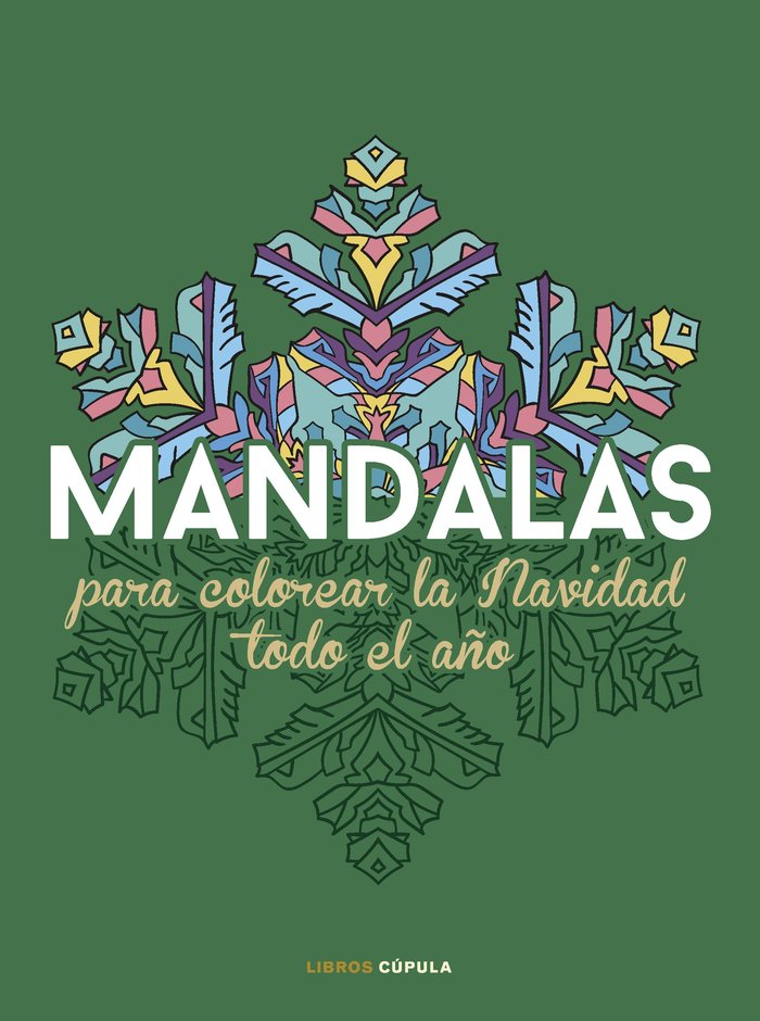 MANDALAS PARA COLOREAR LA NAVIDAD TODO EL AÑO | portada del libro